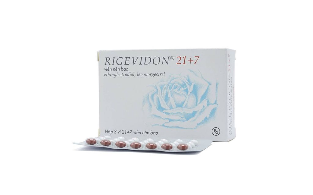 Thuốc tránh thai Rigevidon 21+7 Gedeon Richter (3 vỉ x 28 viên)