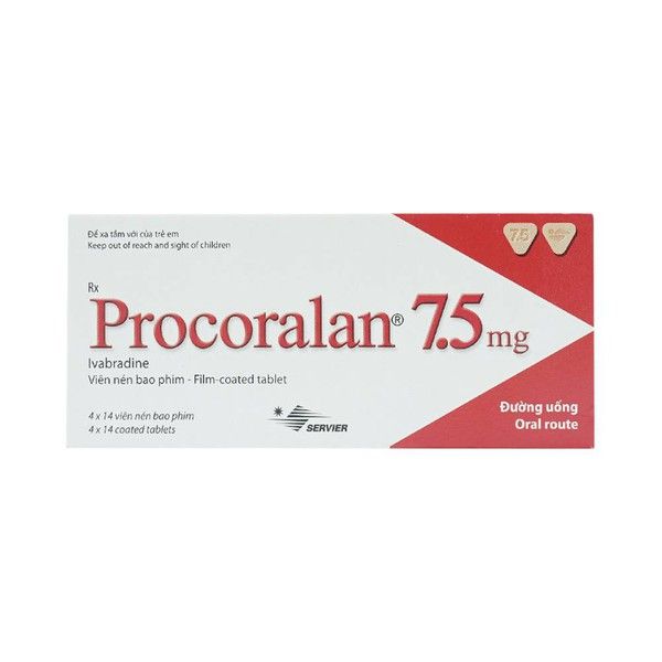 Procoralan 7,5 mg (4*14) - điều trị đau thắt ngực