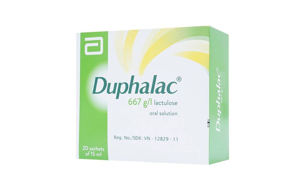 Thuốc Duphalac Abbott điều trị táo bón, bệnh lý não do gan (20 gói x 15ml)