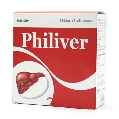 Philiver (12*5) - điều trị gan nhiễm mỡ, xơ gan