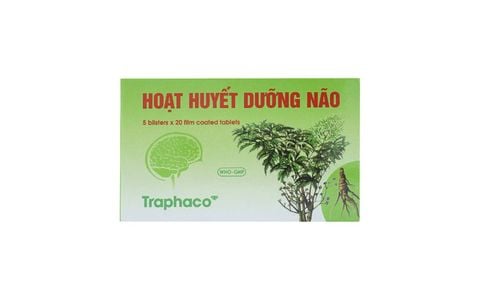 Hoạt Huyết Dưỡng Não Traphaco ko đường TPC (5*20)