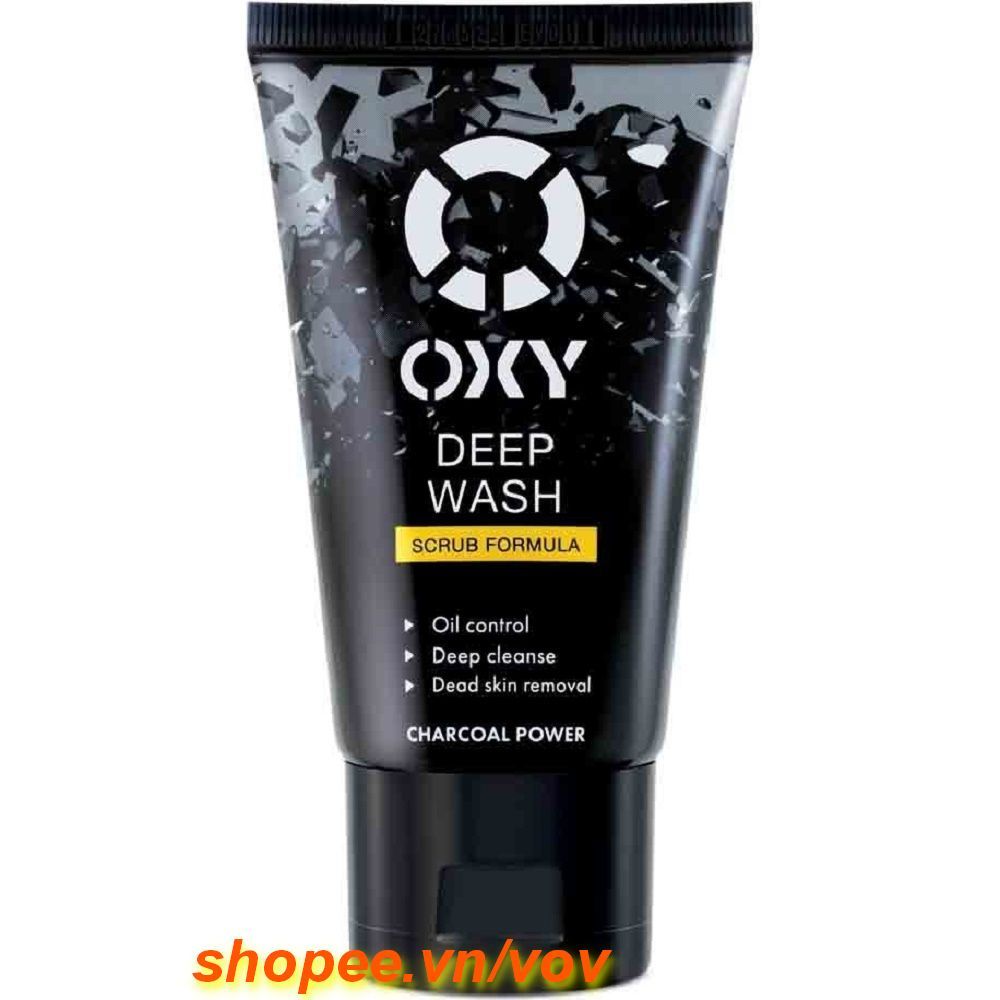 Sữa rửa mặt Oxy đen bé Deep wash 50g