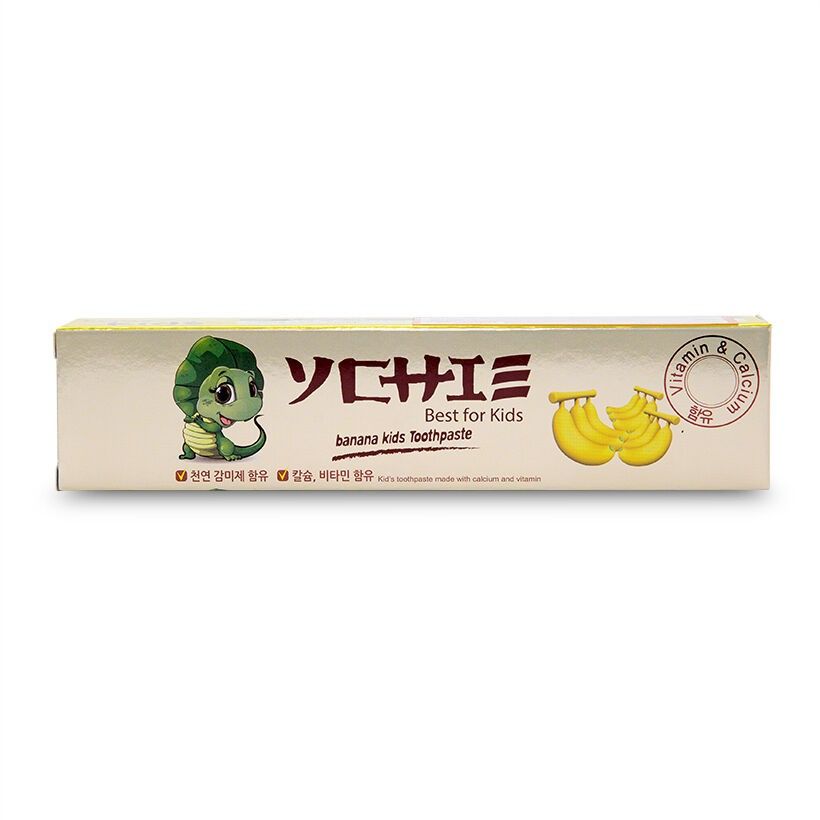 Kem đánh răng trẻ em Hàn Quốc Ychie- Vị táo, dâu, chuối, cam- 75g