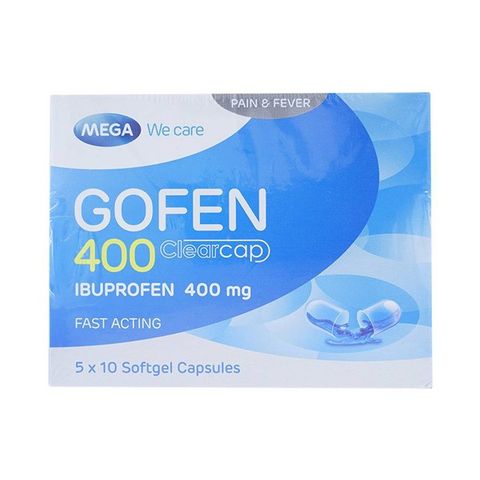 Gofen 400mg (5*10) - hỗ trợ giảm đau, hạ sốt