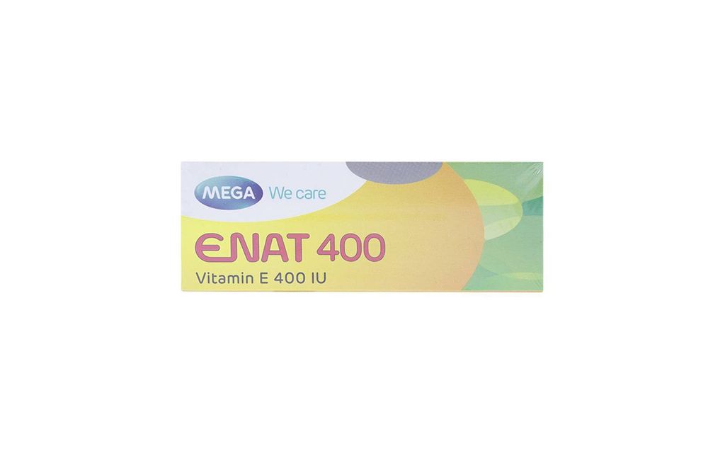Thuốc Enat 400IU MEGA điều trị thiếu Vitamin E (3 vỉ x 10 viên)