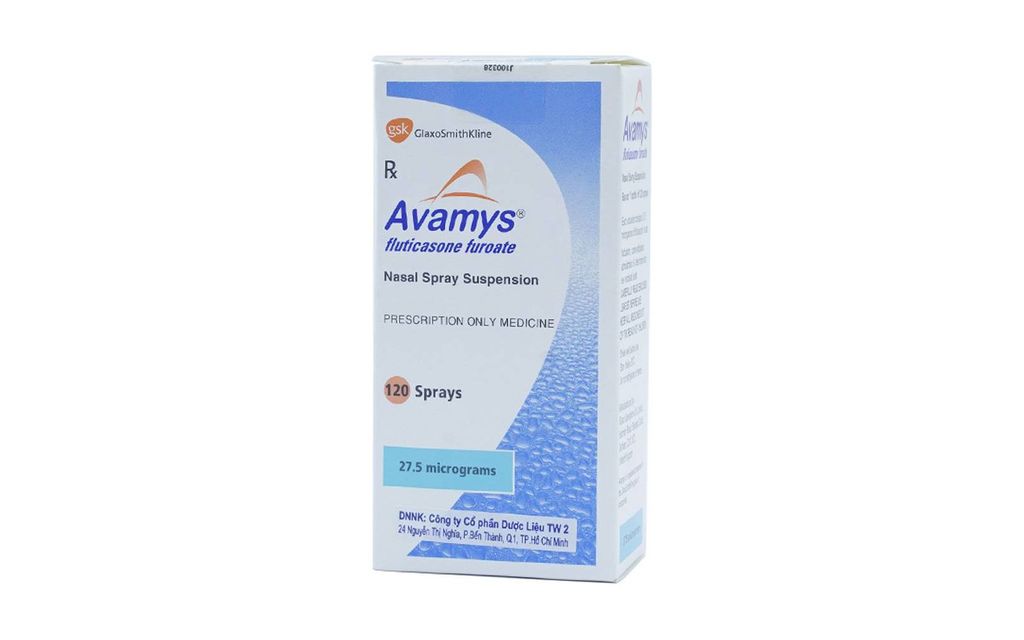 Thuốc xịt mũi Avamys điều trị xung huyết mũi, ngứa mũi (120 liều xịt)
