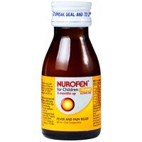 Nurofen 100mg/5ml - Thuốc hạ sốt, giảm đau hiệu quả