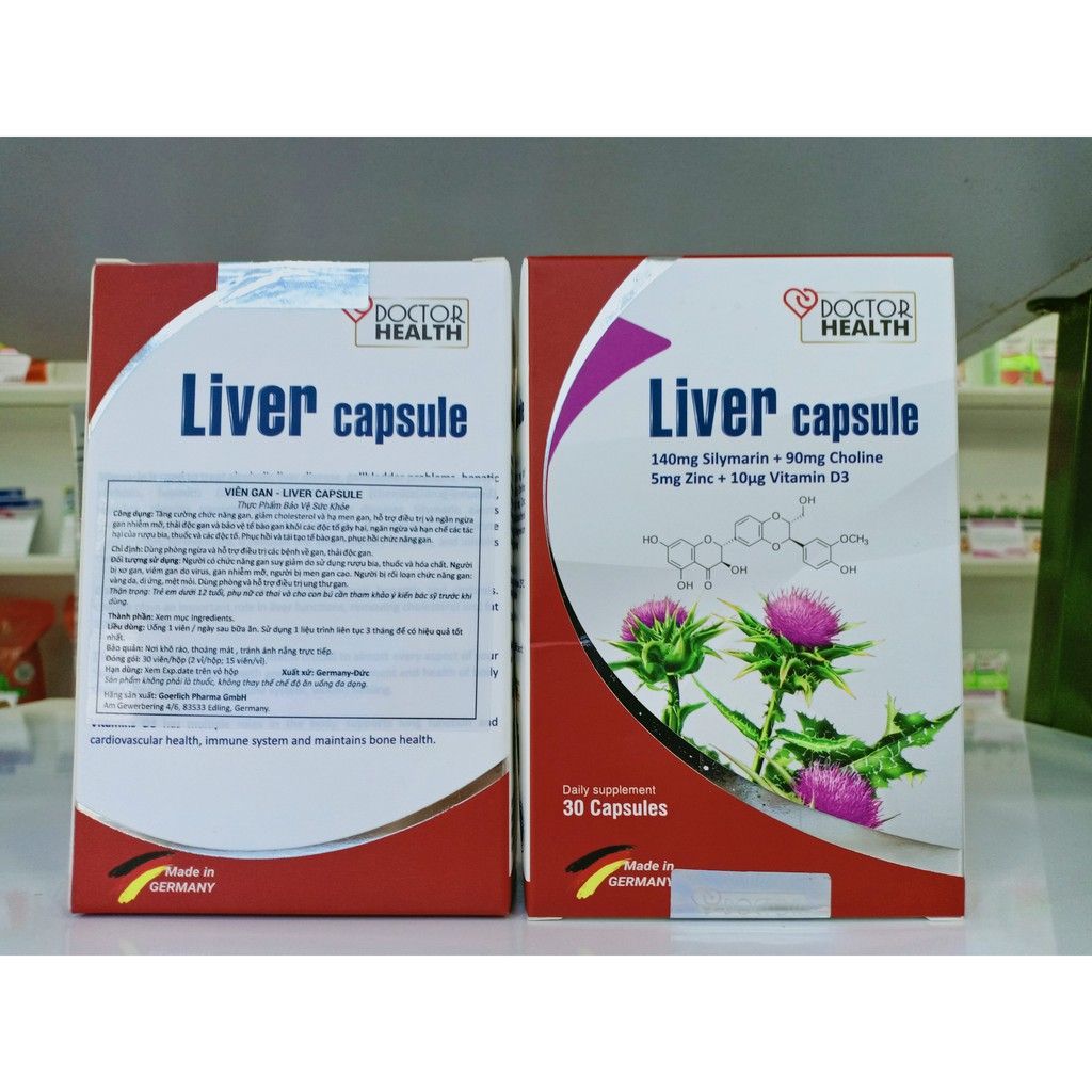 Viên bổ gan Liver capsule (2*15)