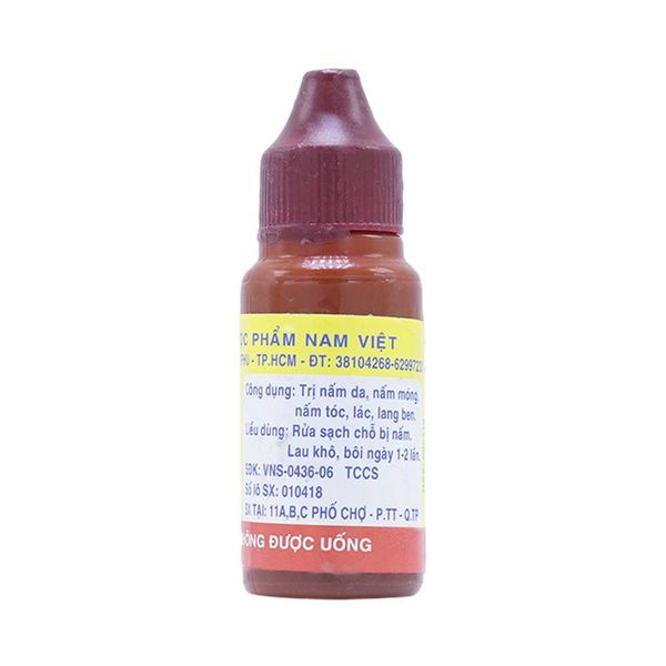 Cồn B-S-I 2% Nam Việt điều trị nấm da, hắc lào (18ml)