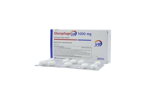 Glucophage XR 1000mg (2*15) - ( 3*10 ) WĐB