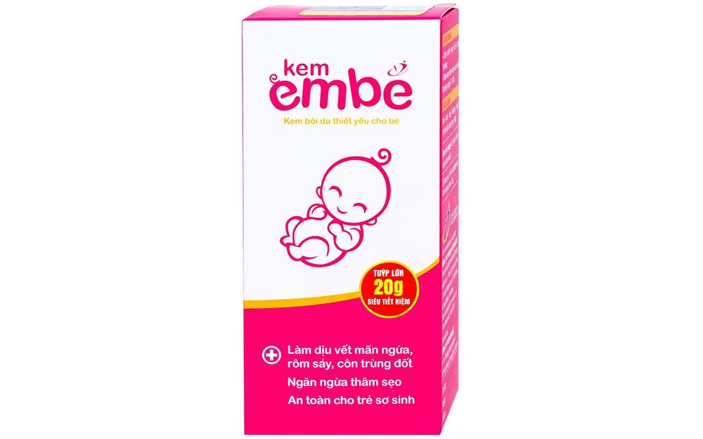 Kem Em Bé làm dịu mẩn ngứa, rôm sẩy, côn trùng đốt, ngăn ngừa thâm sẹo (20g)