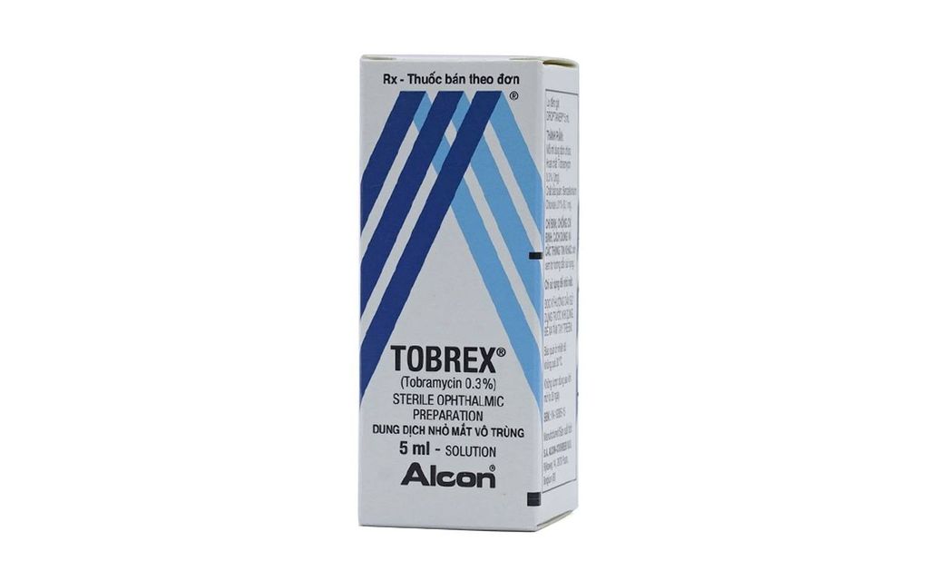 Thuốc nhỏ mắt Tobrex Alcon điều trị nhiễm trùng nhãn cầu (5ml)