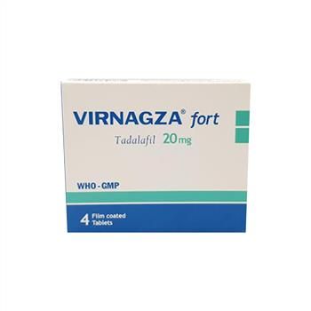 Virnagza fort 20mg (Hộp 4v) dùng điều trị rối loại cương dương