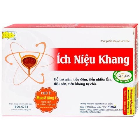 Viên Uống Ích Niệu Khang Medistar Giảm Chứng Tiểu Đêm, Tiểu Nhiều (Hộp 20 Viên)