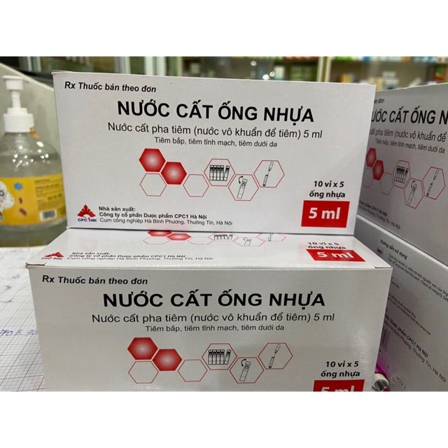 NƯỚC CẤT ỐNG NHỰA 5ML CPC1