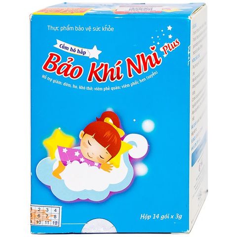 Bảo khí nhi plus xanh ( hộp 14 gói)