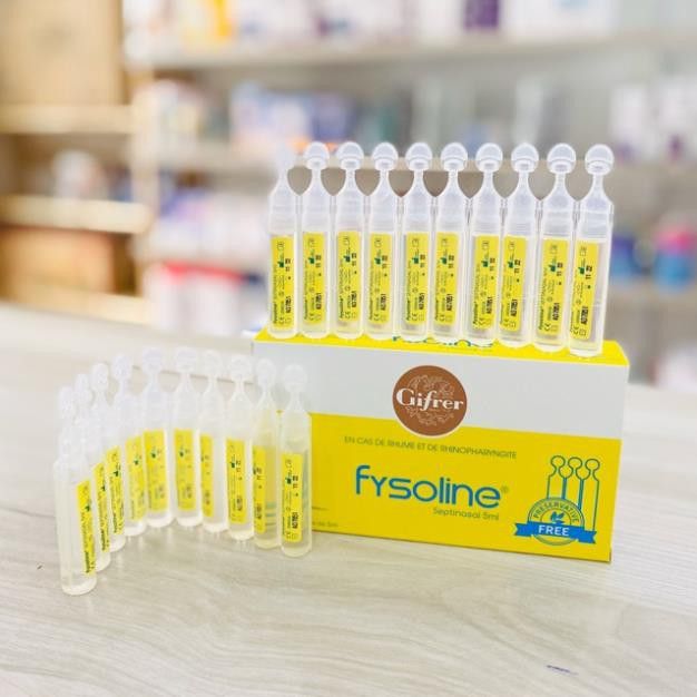 Fysoline 5ml (40 ống)- Vệ Sinh Mắt Mũi Cho Bé (20 Ống X 5Ml)