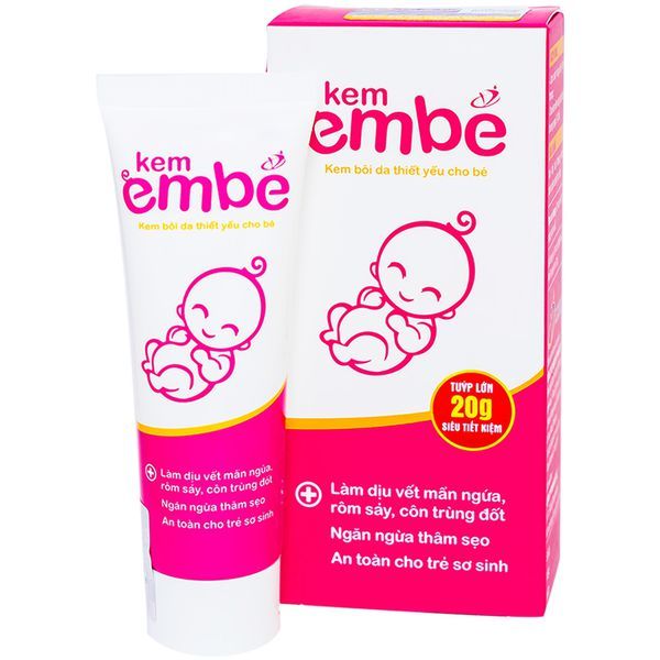 Kem Em Bé làm dịu mẩn ngứa, rôm sẩy, côn trùng đốt, ngăn ngừa thâm sẹo (20g)