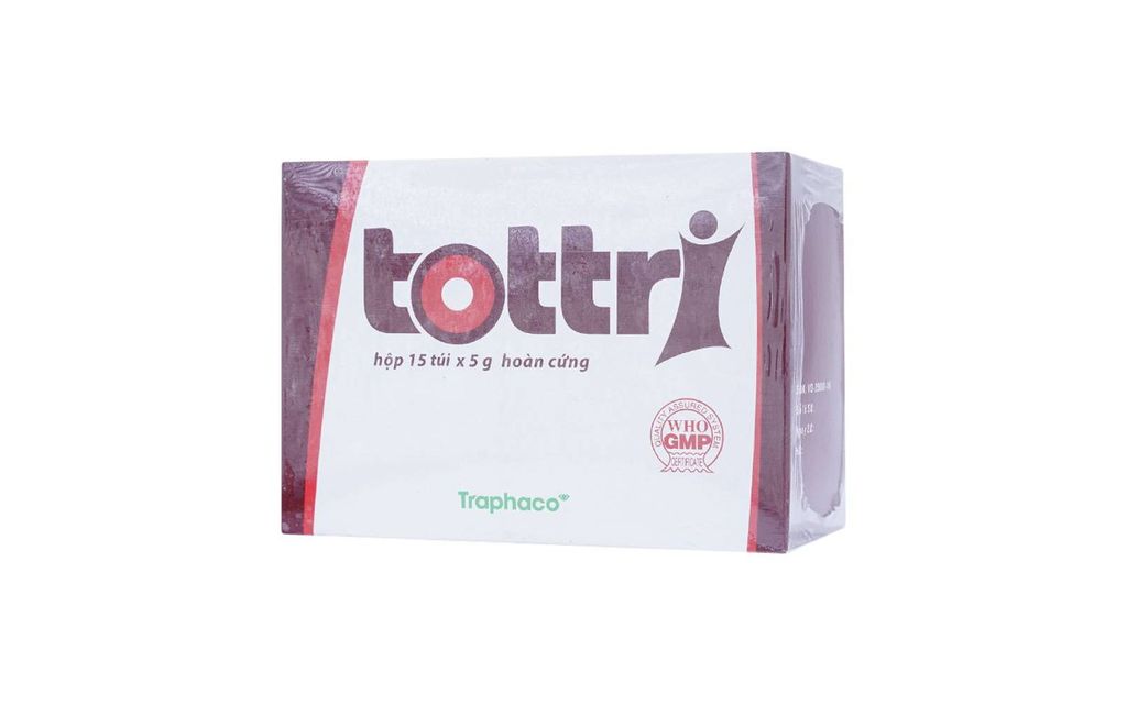 Thuốc Tottri Traphaco tốt cho người bệnh trĩ nội, trĩ ngoại (Hộp 15 túi x 5g)