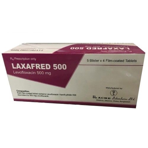 Laxafred 500mg(5*4)-Levofloxacin