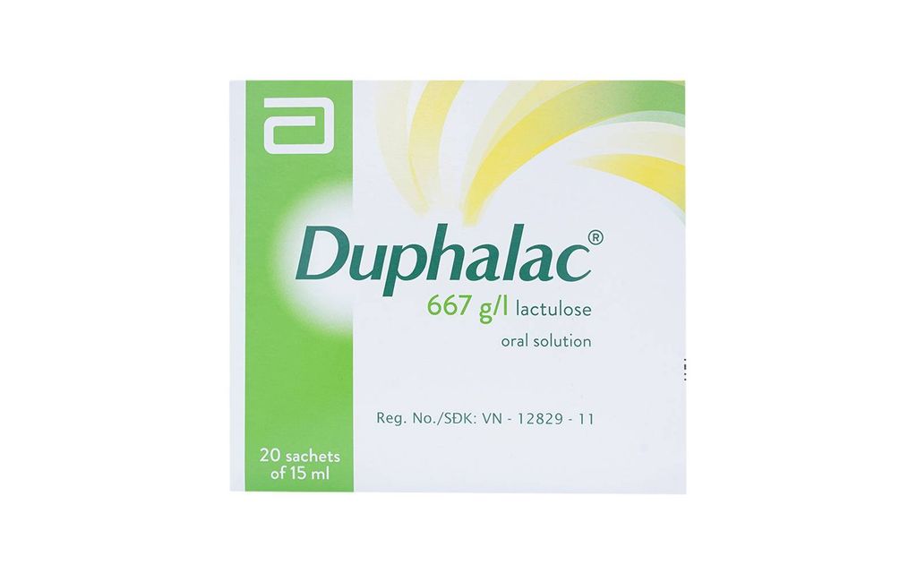 Thuốc Duphalac Abbott điều trị táo bón, bệnh lý não do gan (20 gói x 15ml)