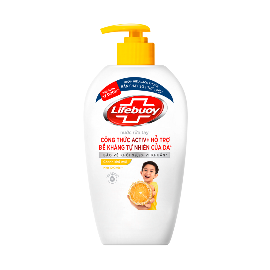 ZZ Nước rửa tay Lifebuoy 180g vàng
