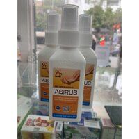 Nước Sát Khuẩn tay khô Asirub dạng xịt lọ 100 ml