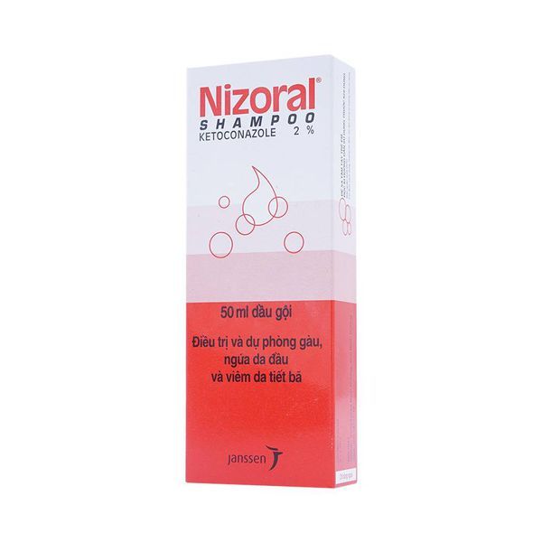 Nizoral 50ml - Dầu gội điều trị gàu và nấm da đầu (50ml)
