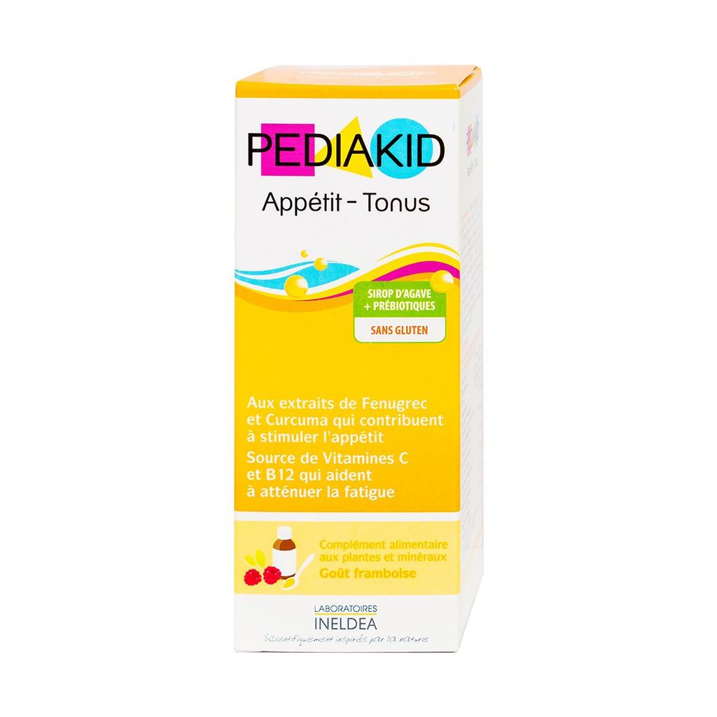 Siro Pediakid Appétit Tonus hỗ trợ kích thích cảm giác thèm ăn, giảm mệt mỏi (125ml)