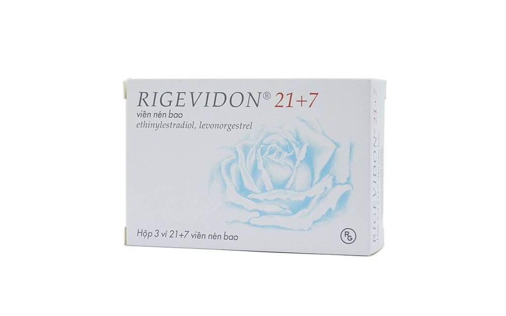 Thuốc tránh thai Rigevidon 21+7 Gedeon Richter (3 vỉ x 28 viên)