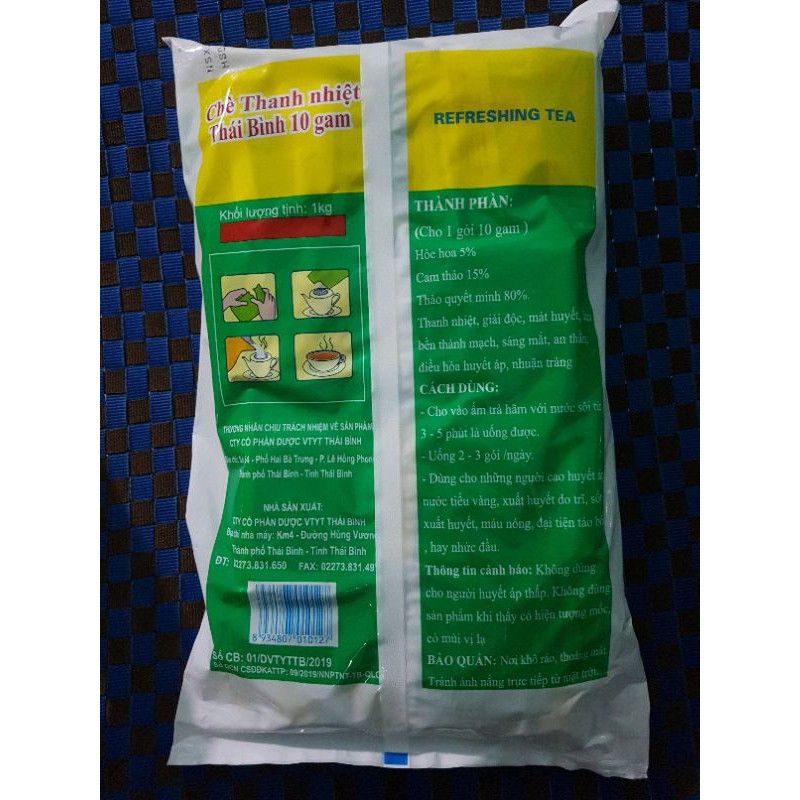 Chè thanh nhiệt Thái Bình