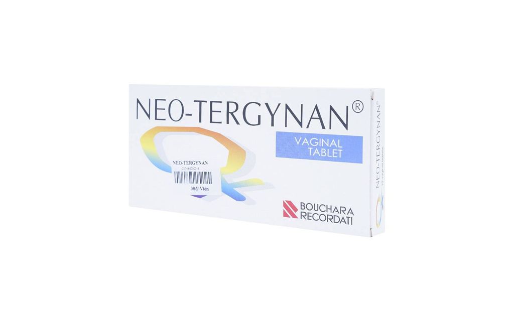 Thuốc Neo-Tergynan 500mg Sophartex - điều trị viêm âm đạo (1 vỉ x 10 viên)