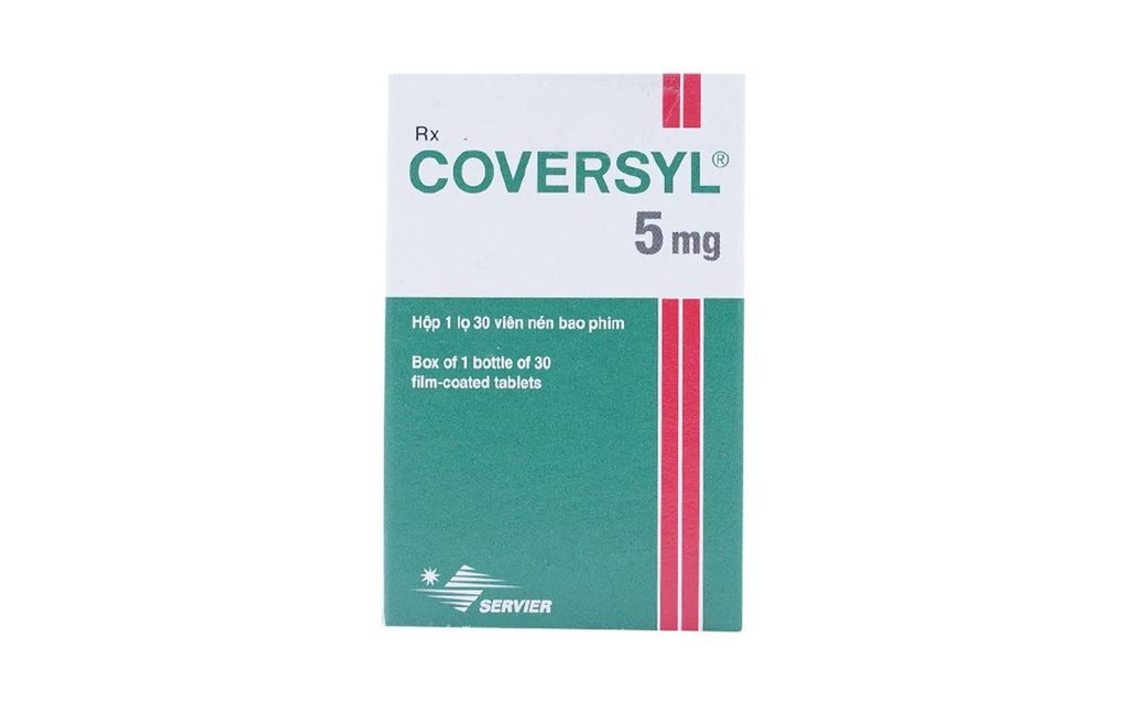Thuốc Coversyl 5mg Servier điều trị tăng huyết áp (30 viên)