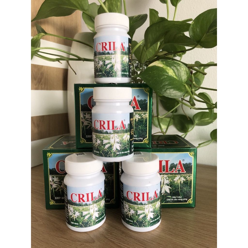 Crila (lọ 40viên) -  hỗ trợ điều trị u xơ tử cung (4 chai x 40 viên)
