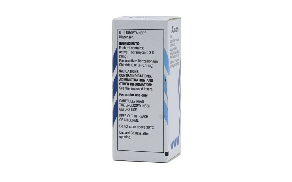 Thuốc nhỏ mắt Tobrex Alcon điều trị nhiễm trùng nhãn cầu (5ml)