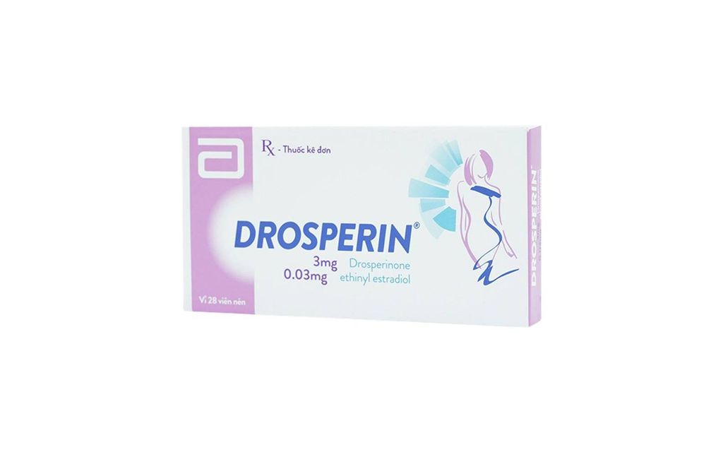 Thuốc tránh thai Drosperin Abbott dùng hằng ngày (1 vỉ x 28 viên)