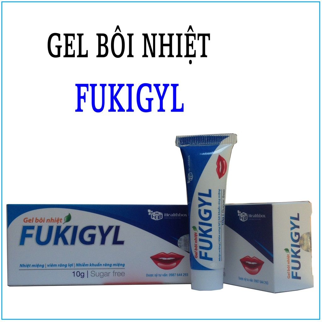 Gel bôi nhiệt miệng Fukigyl tuýp 10g