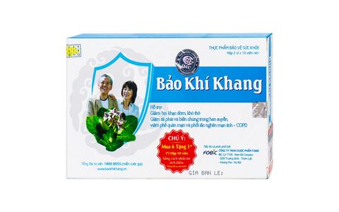Viên uống Bảo Khí Khang IMC hỗ trợ giảm ho, khạc đờm, khó thở