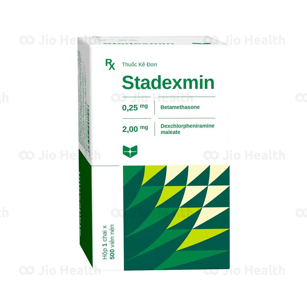 Thuốc Stadexmin Stella điều trị các chứng ở đường hô hấp, dị ứng da và mắt (500 viên)