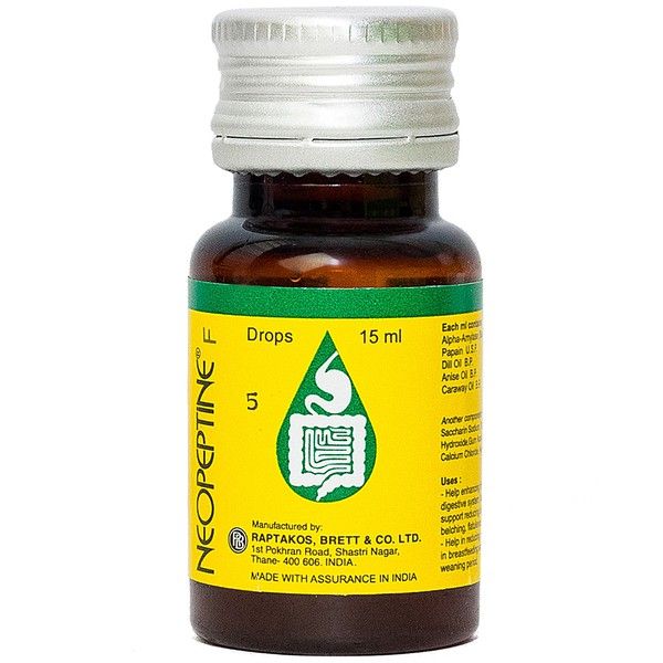 Dung dịch uống Neopeptine Raptakos hỗ trợ tăng cường tiêu hóa (15ml)