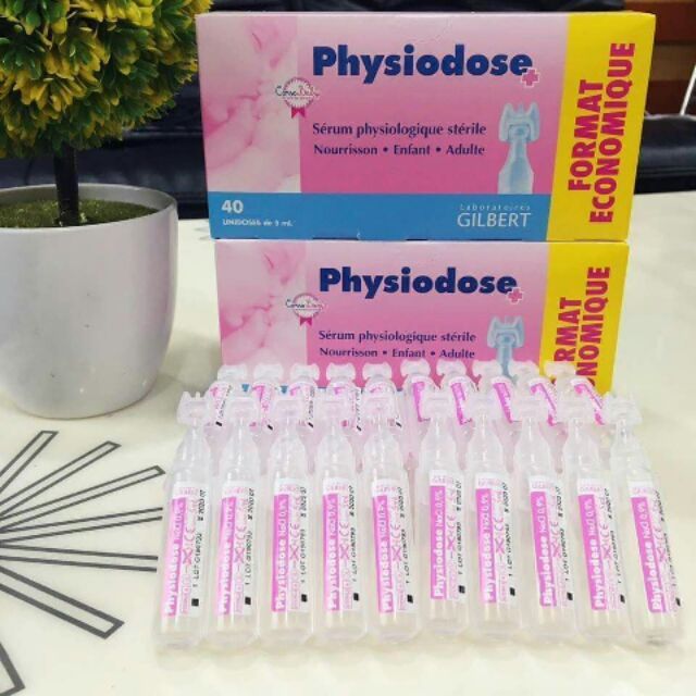 NƯỚC MUỐI SINH LÝ PHYSIODOSE HỘP 40 ỐNG