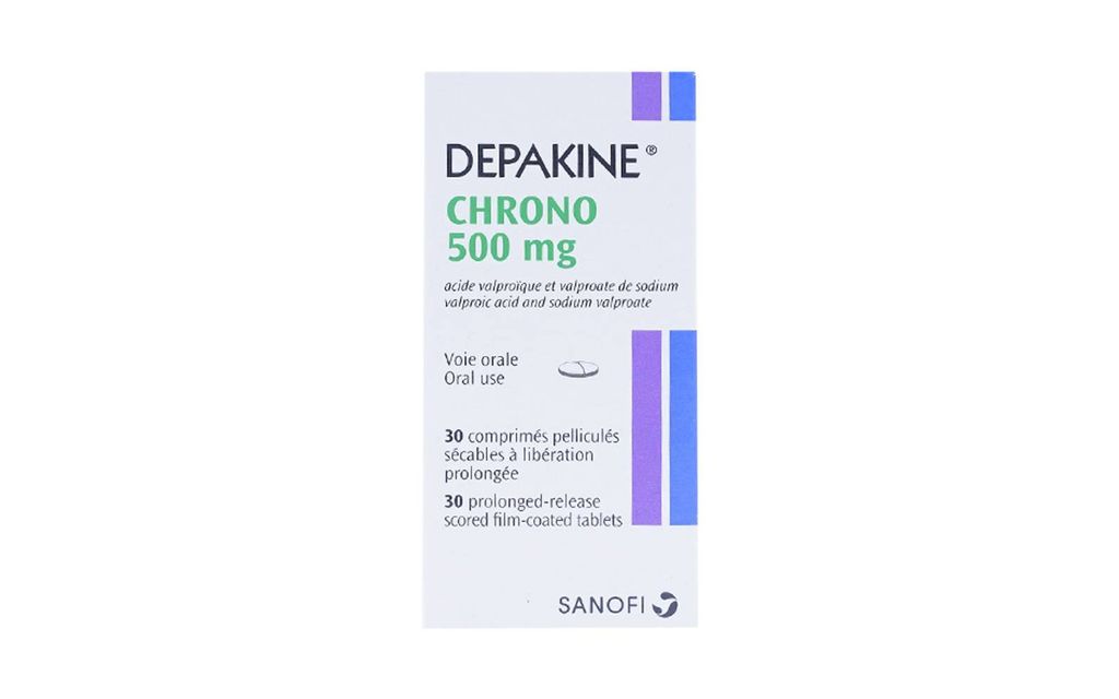 Thuốc Depakine 500mg Sanofi điều trị các thể động kinh (30 viên)