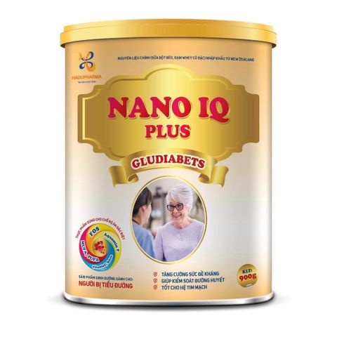 Sữa Nano IQ Plus Gludiabets 900g