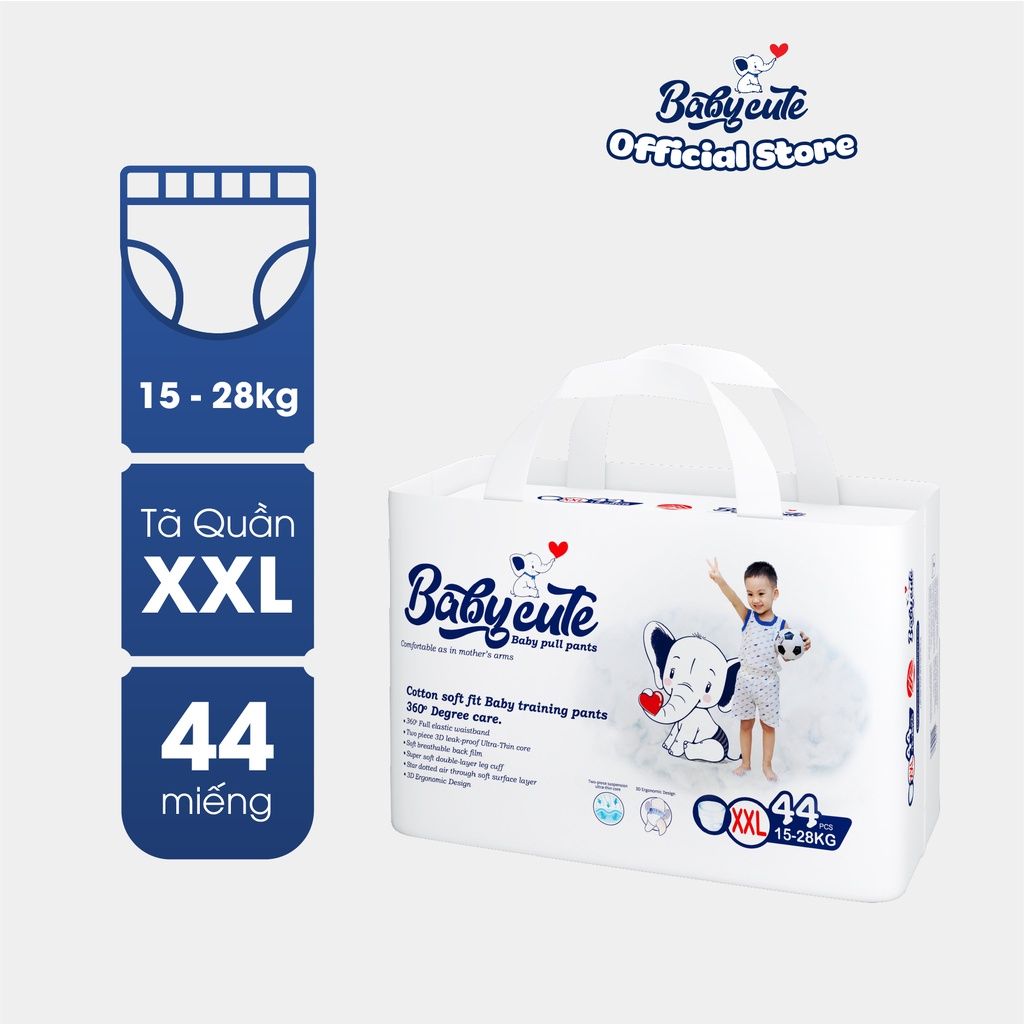 Bỉm Babycute quần size XXL44