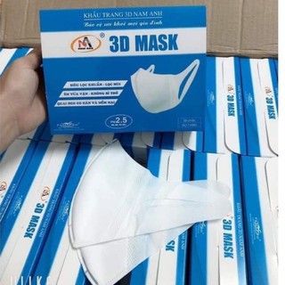 Khẩu trang 3D mask người lớn Nam Anh (50c)