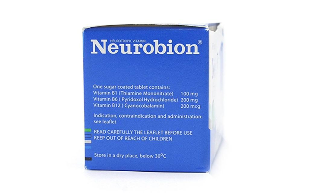 Thuốc Neurobion Merck xanh điều trị rối loạn thần kinh ngoại vi (5 vỉ x 10 viên)