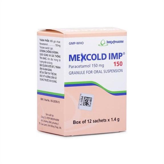 Mexcold 150mg (12gói)
