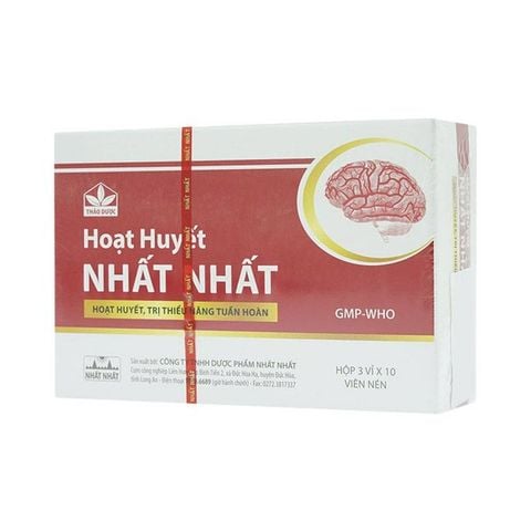 Hoạt Huyết Nhất Nhất Trị Chứng Huyết Hư, Ứ Trệ (Hộp 30 Viên)