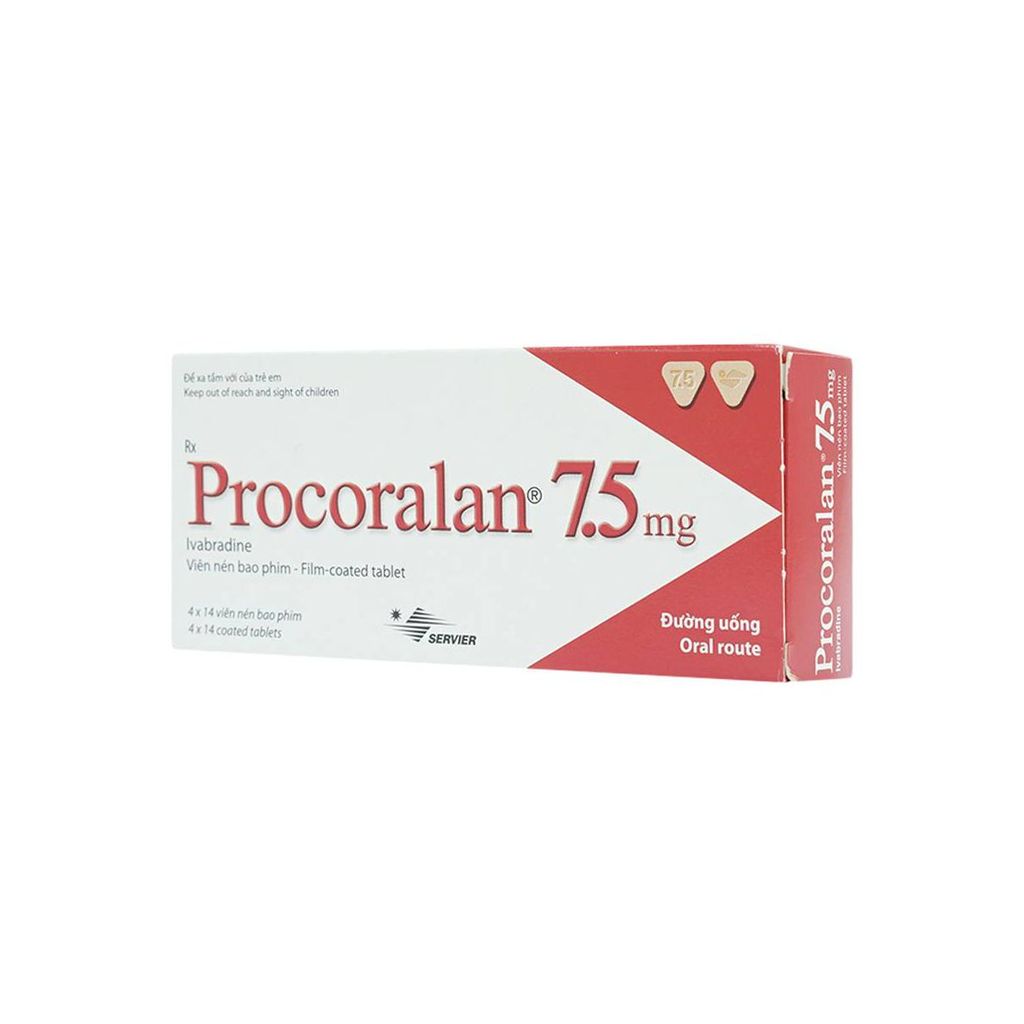 Procoralan 7,5 mg (4*14) - điều trị đau thắt ngực