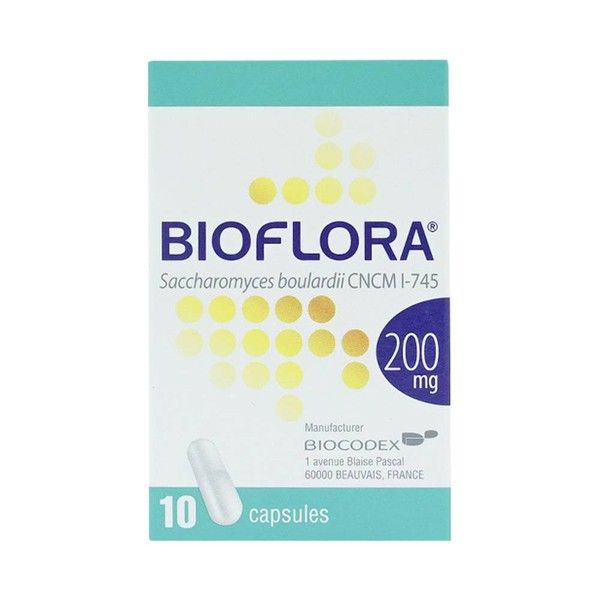 Thuốc Bioflora 200mg Biocodex hỗ trợ điều trị tiêu chảy cấp (10 viên)